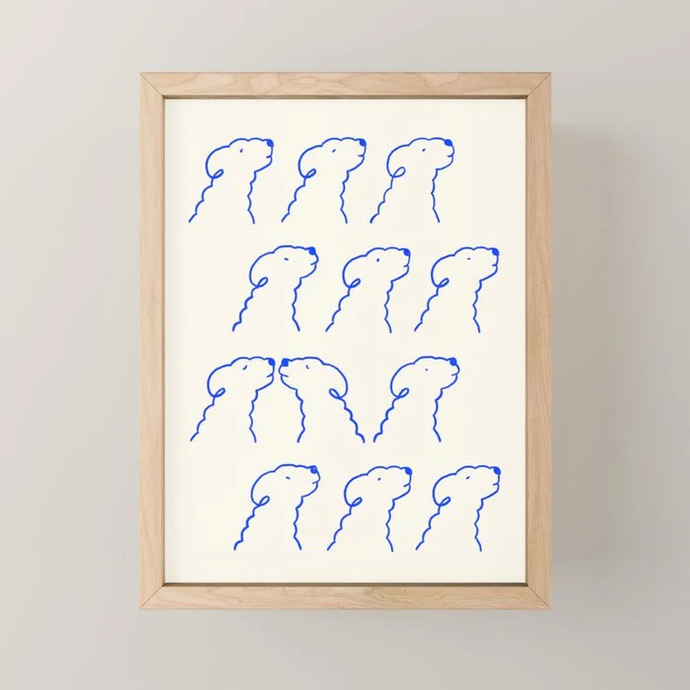 A Love Story Mini Art Print by Emma Philip