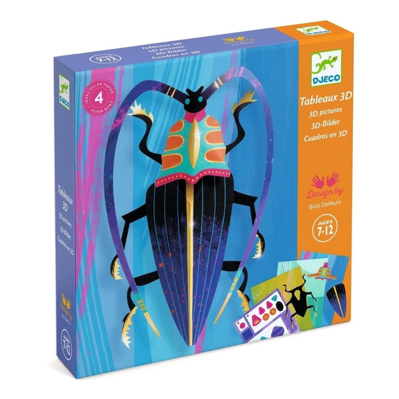 Djeco 3D Paper Bugs creation kit