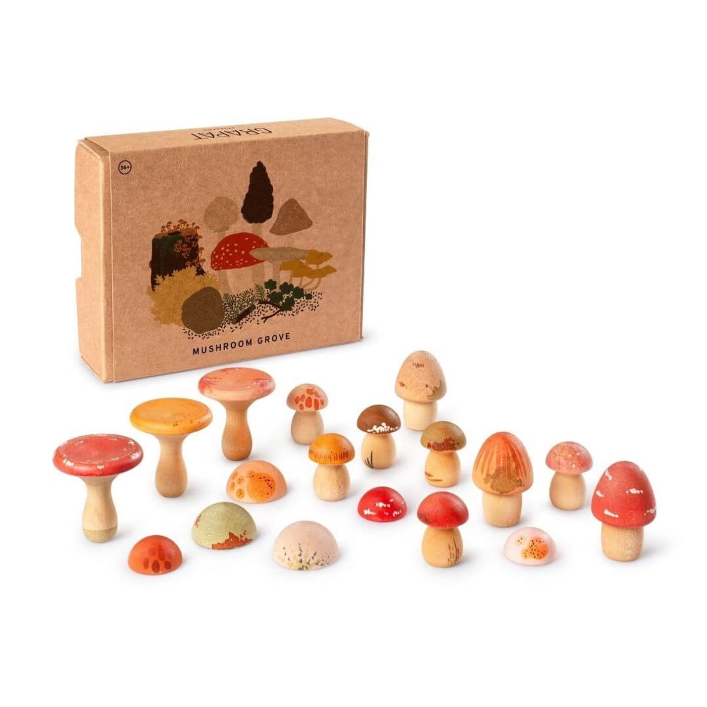 Grapat Mushroom Grove wooden play set