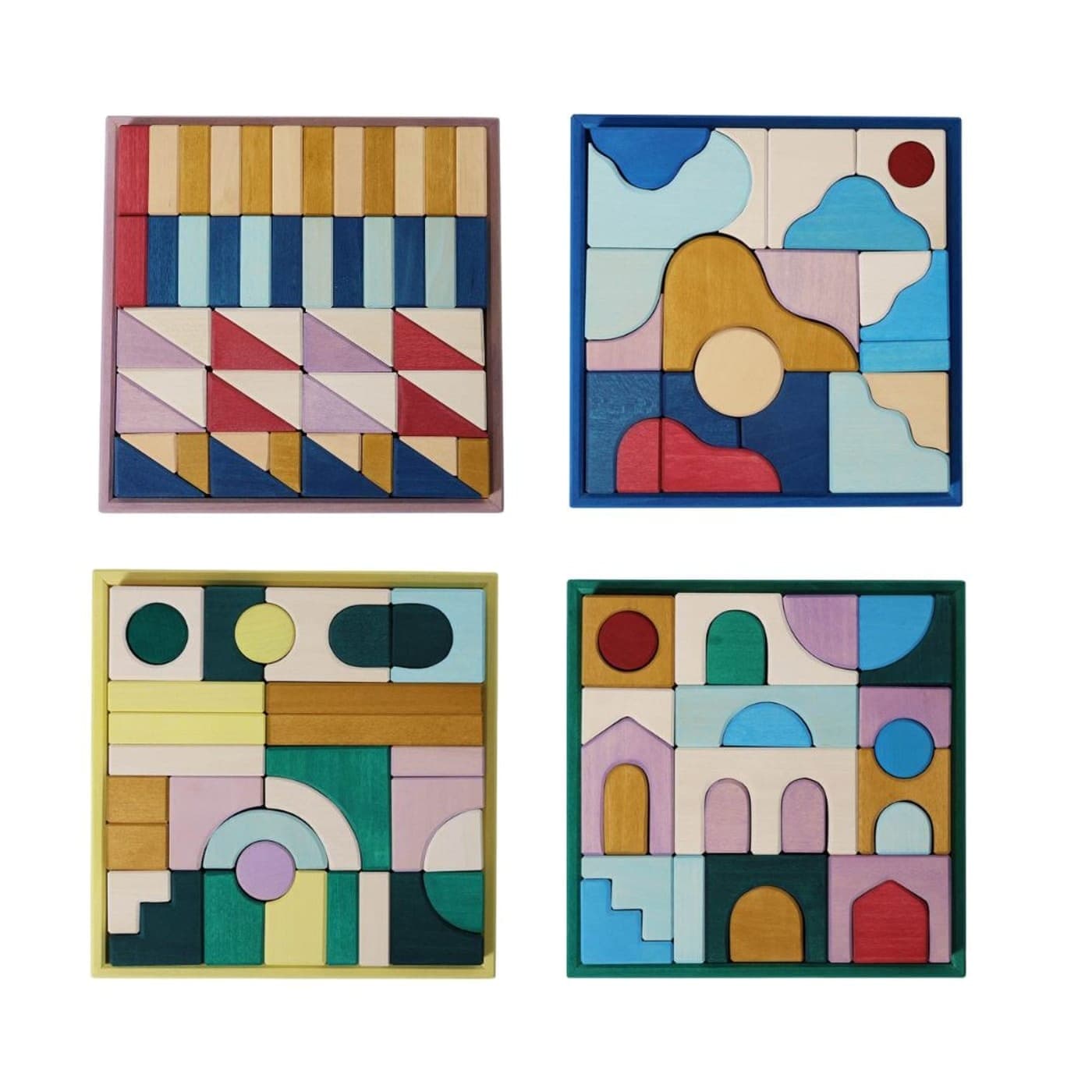 Grimm's Tiny Art Collection wooden block sets