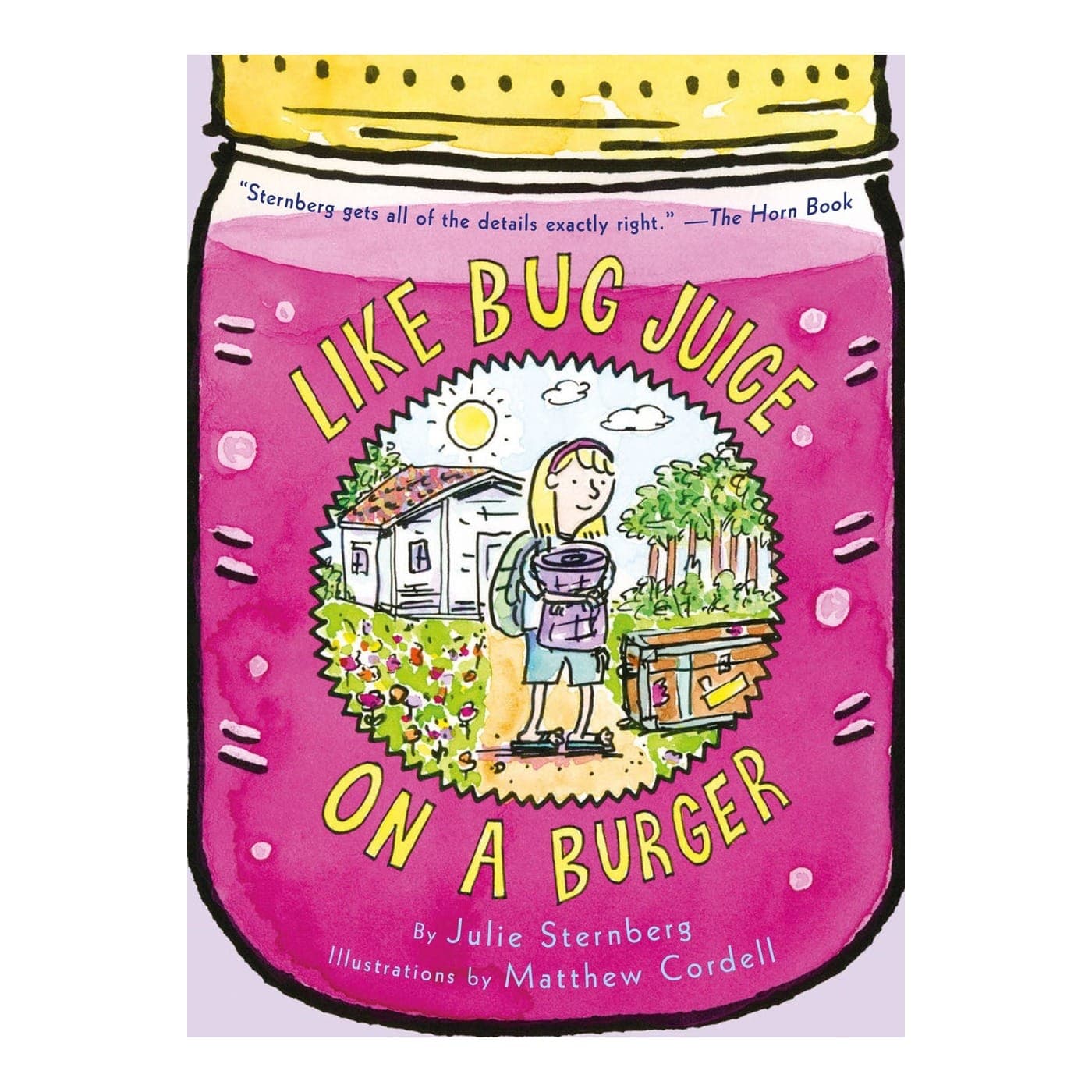 Like Bug Juice on a Burger by Julie Sternberg — book cover