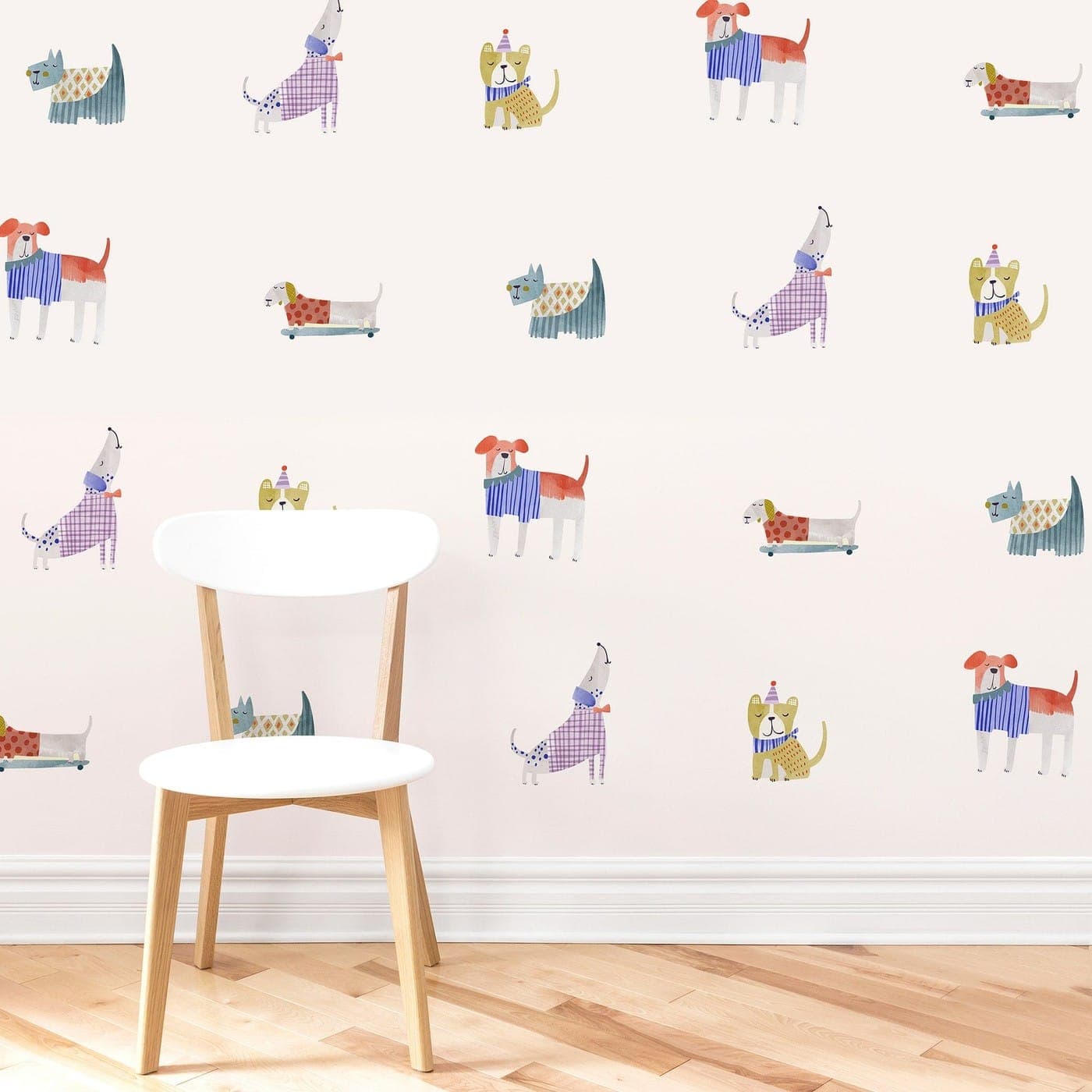 Mej Mej dog peel and stick wall decals