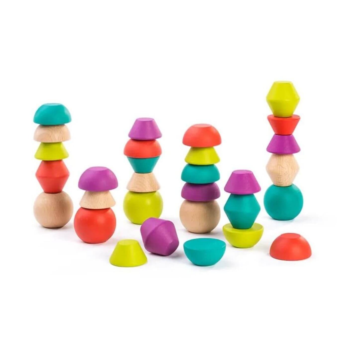 Miniland Wooden Towering Building Set