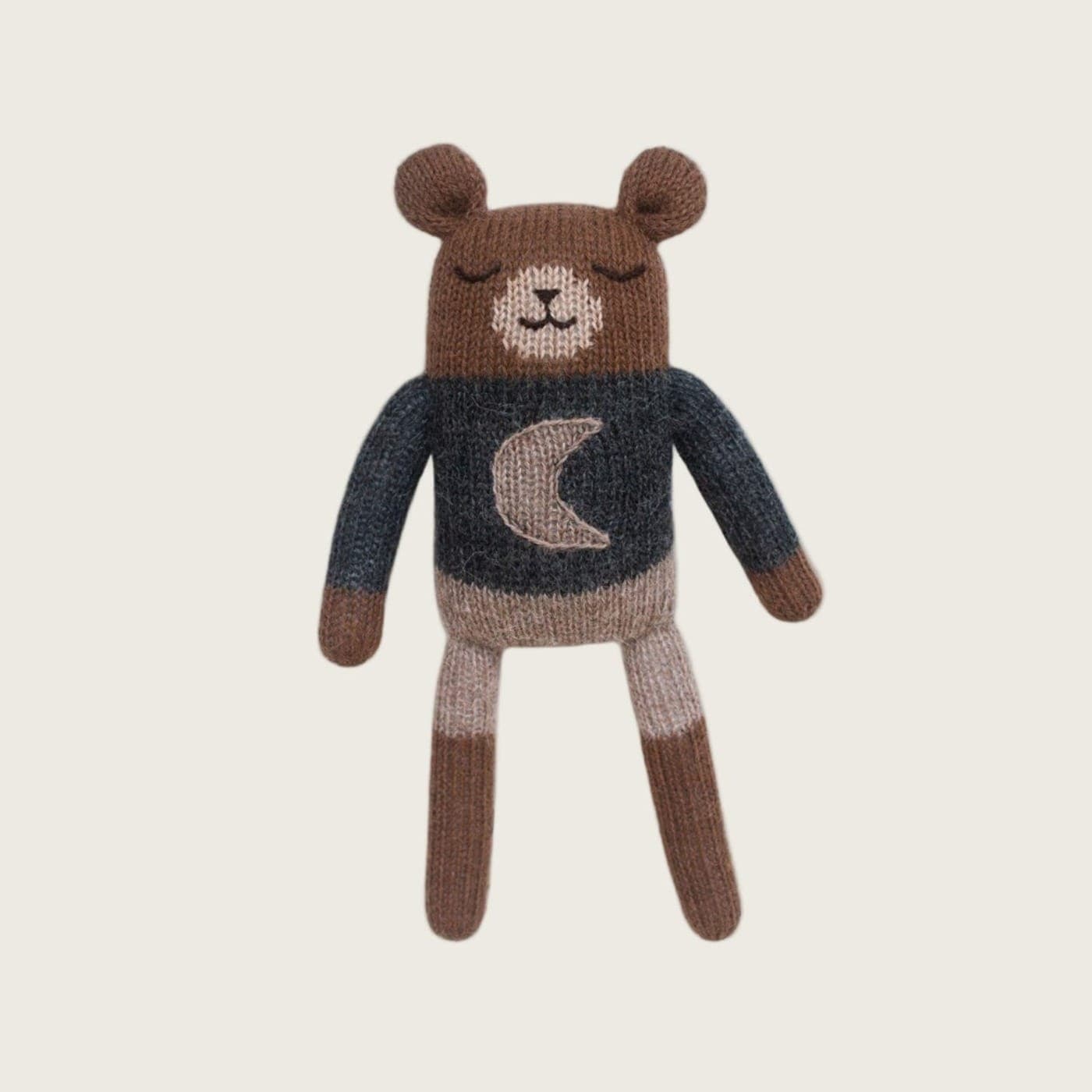 Organic Zoo Teddy Soft Toy in midnight blue