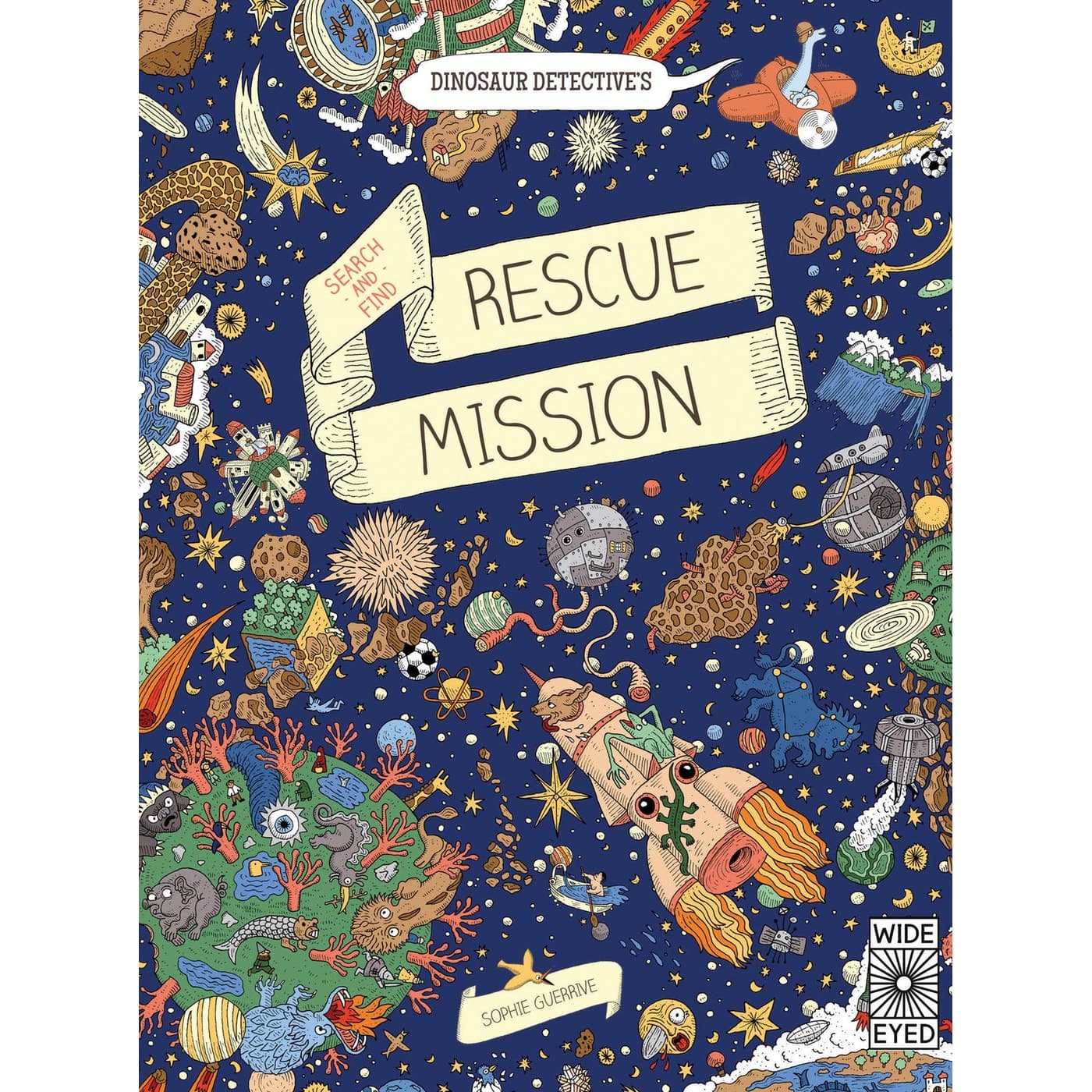 Dinosaur Detective's Search-and-Find Rescue Mission by Sophie Guerrive — book cover