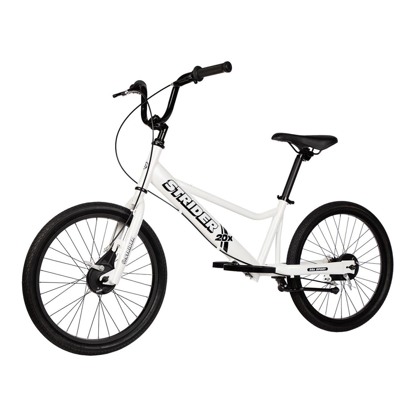 Strider 20x Sport convertible bike in white