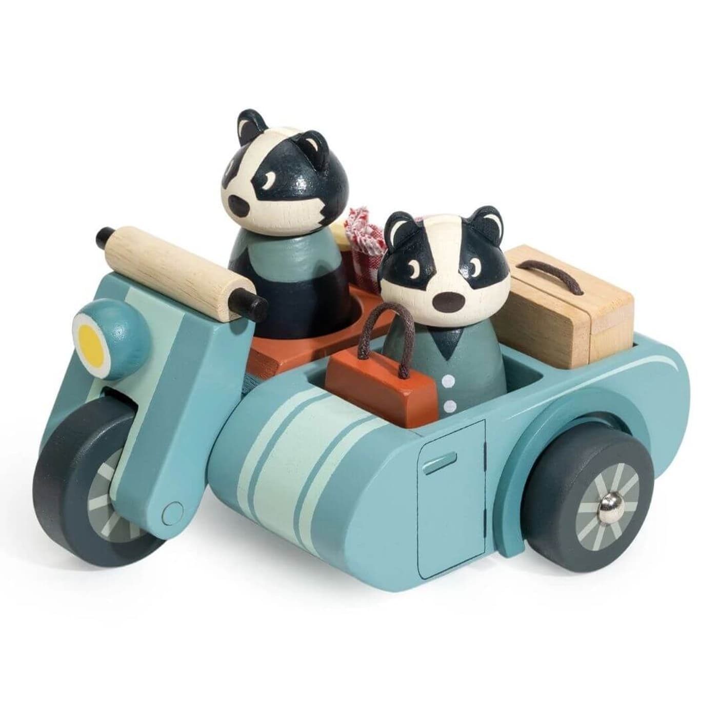Tender Leaf Toys Badger Family Picnic playset