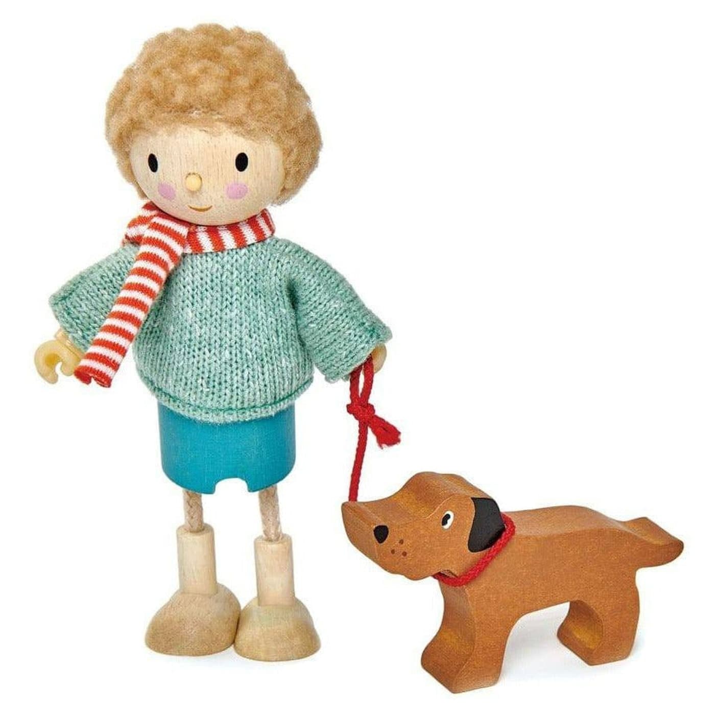 Tender Leaf Toys Mr. Goodwood and His Dog figures
