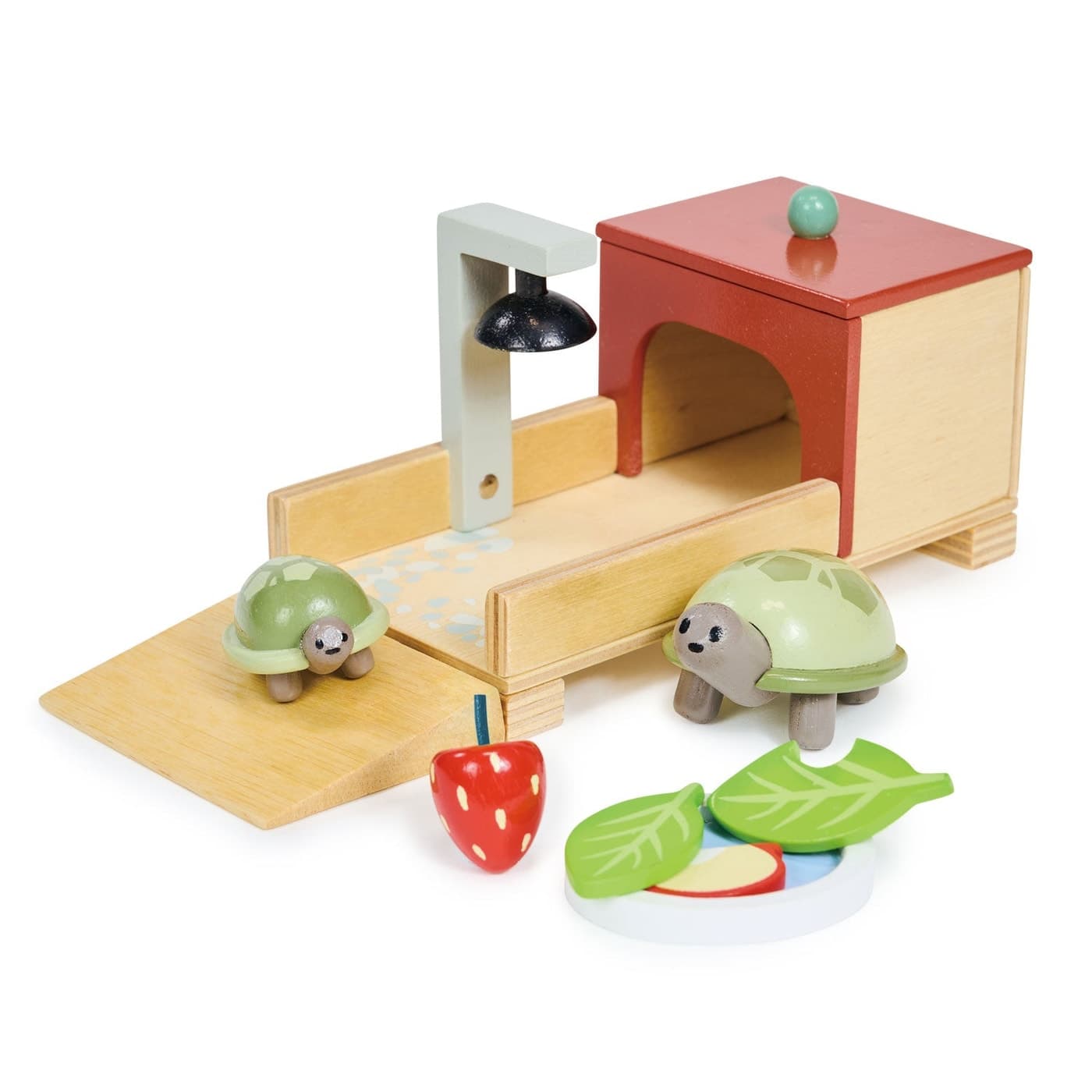 Tender Leaf Toys Tortoise Pet Set with habitat and accessories