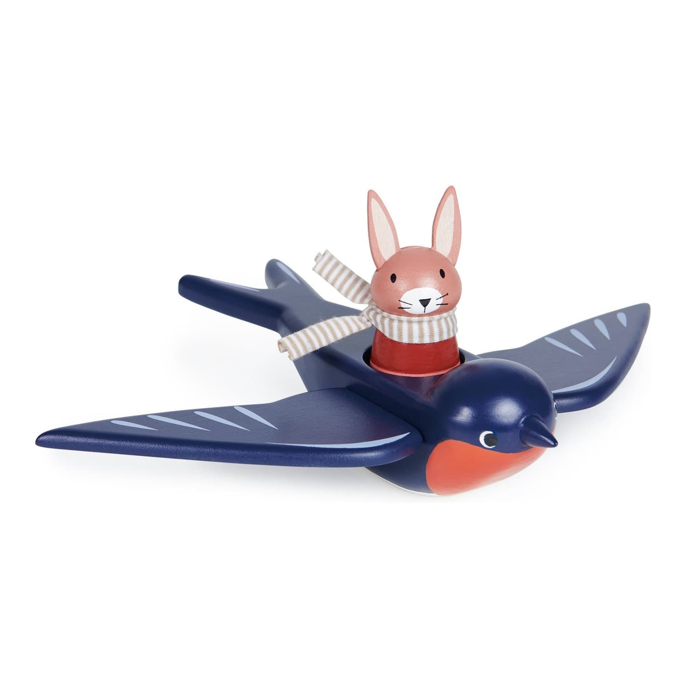 Tender Leaf Swifty Bird with Spud the hare