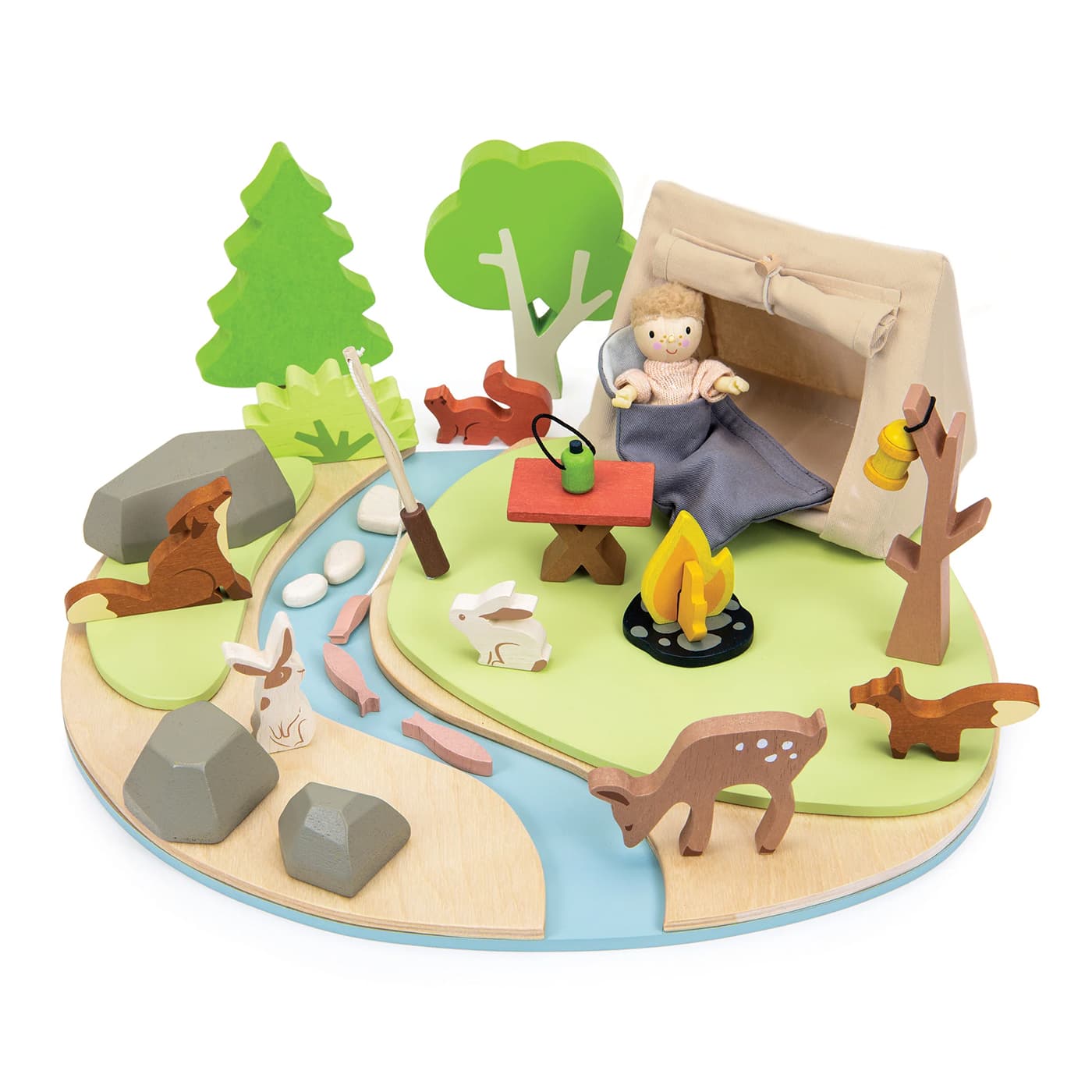Tender Leaf Wildlife Camping Playset