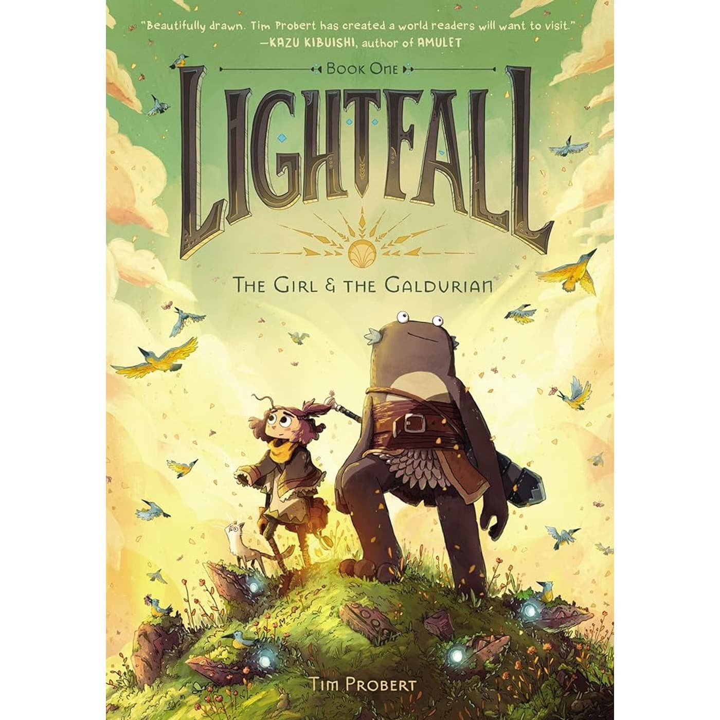 Lightfall: The Girl & the Galdurian by Tim Probert — book cover