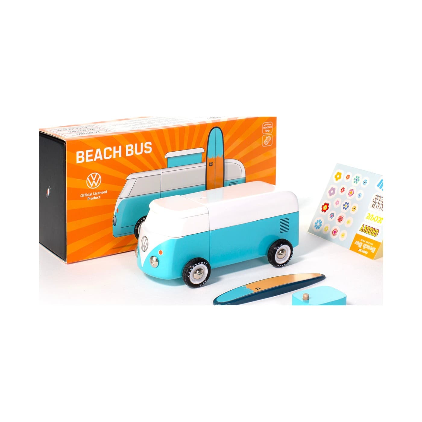 Candylab VW Beach Bus Ocean wooden toy