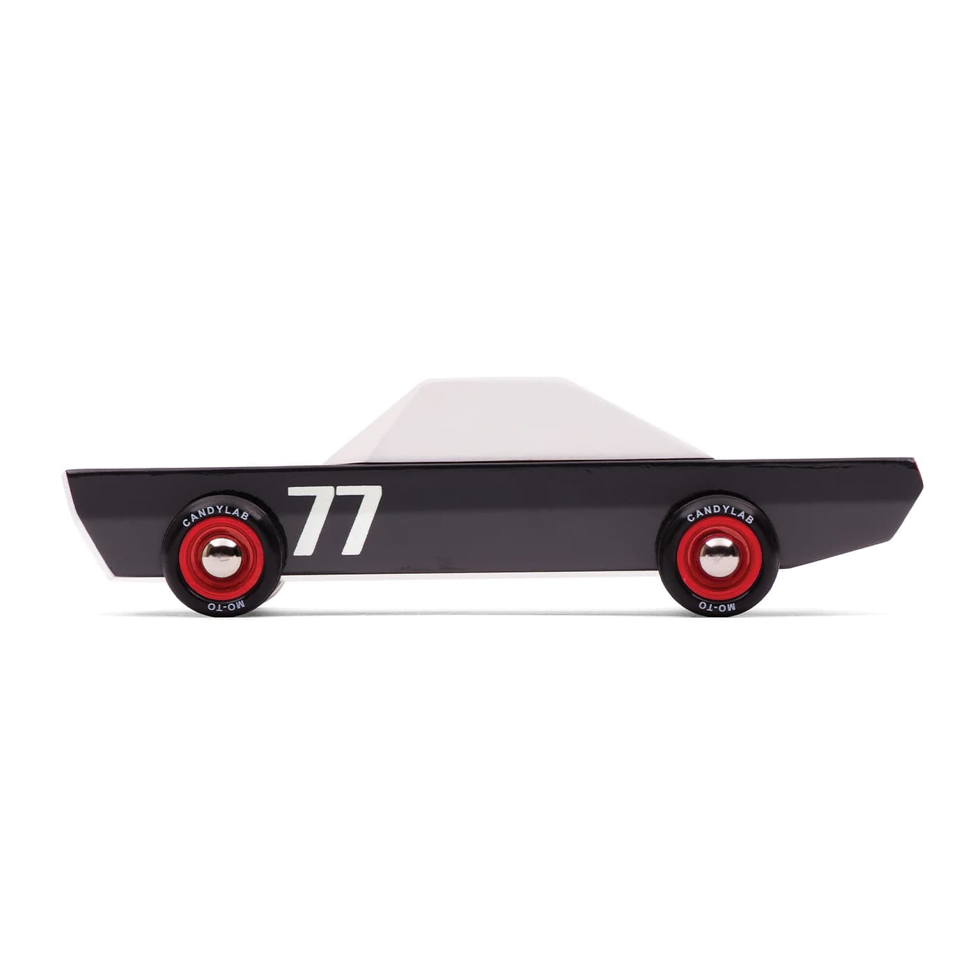 Candylab Carbon 77 wooden race car
