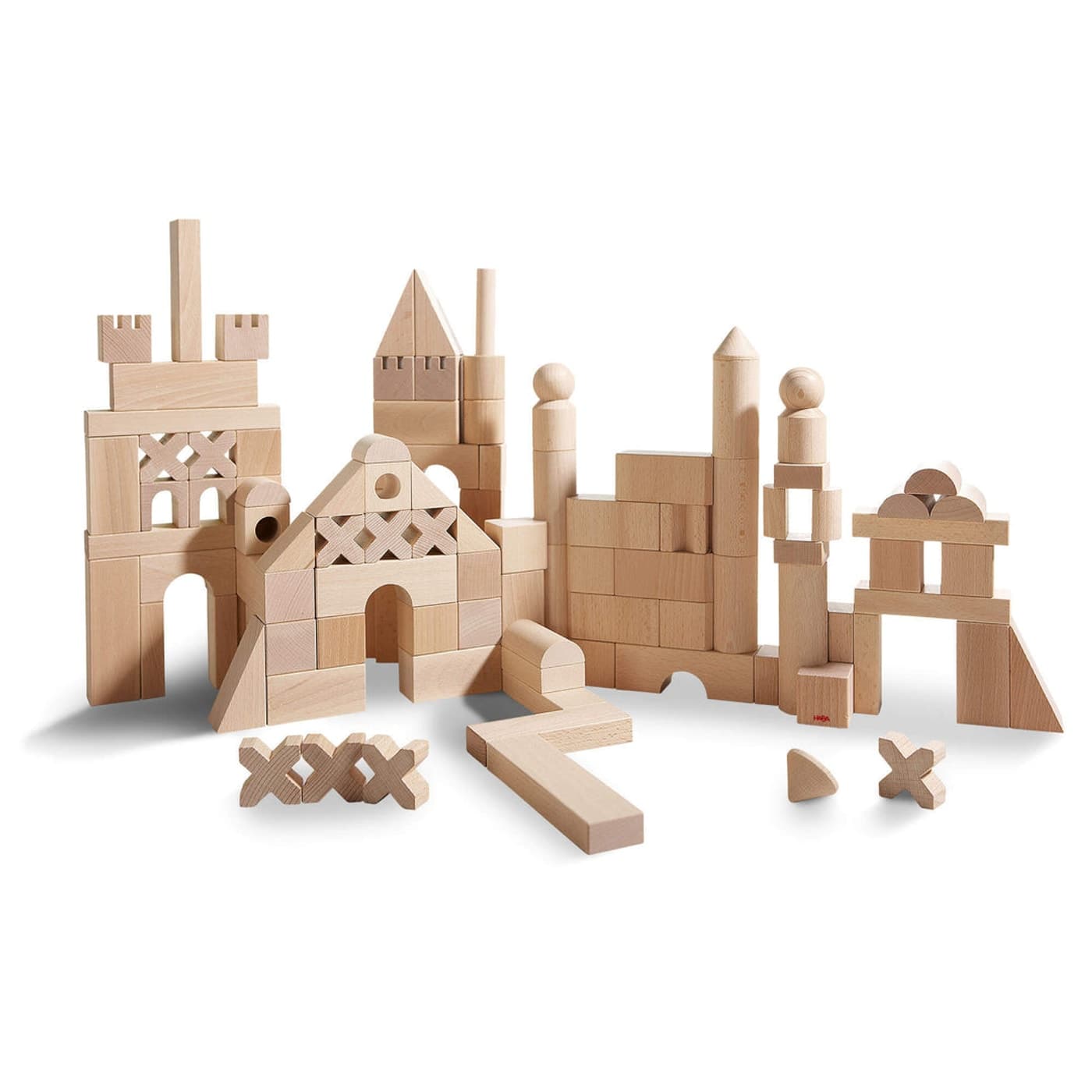 HABA Extra Large Basic Building Blocks 102 piece wooden starter set