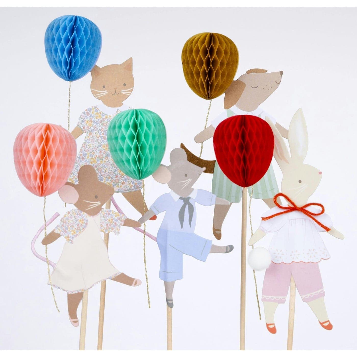 Animal Friends Cake Toppers by Meri Meri